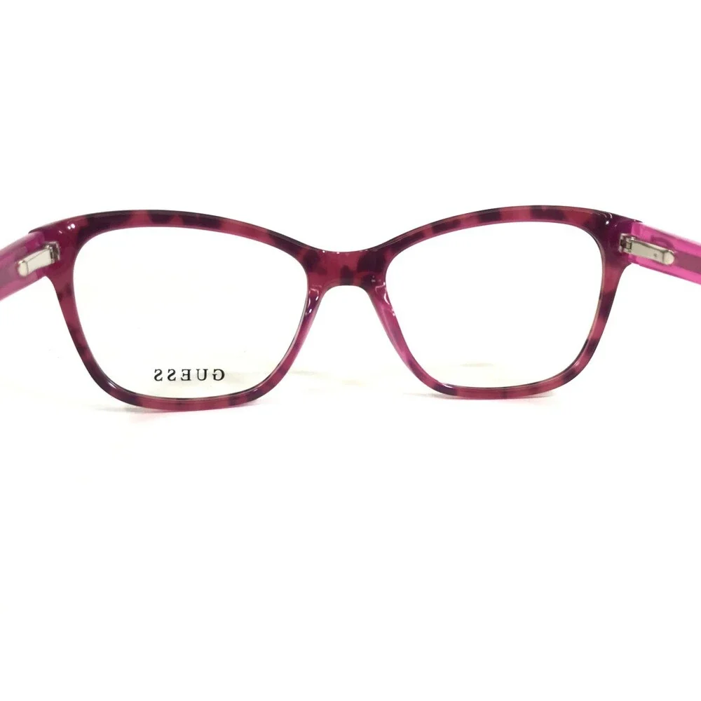 Guess Eyeglasses Frames GU2541 074 Clear Pink Brown Tortoise Cat Eye 54-17-135